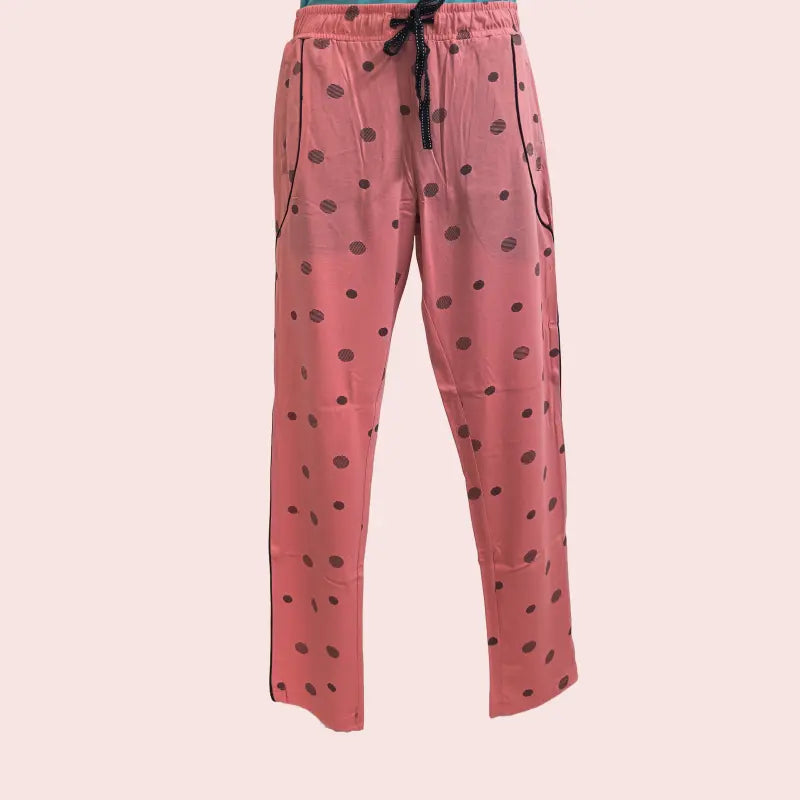 Women Track Pant | Blushing pink with Black tape | WTRACK