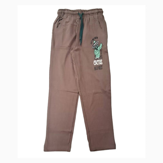 Track Pants with rope |Brown Cactus