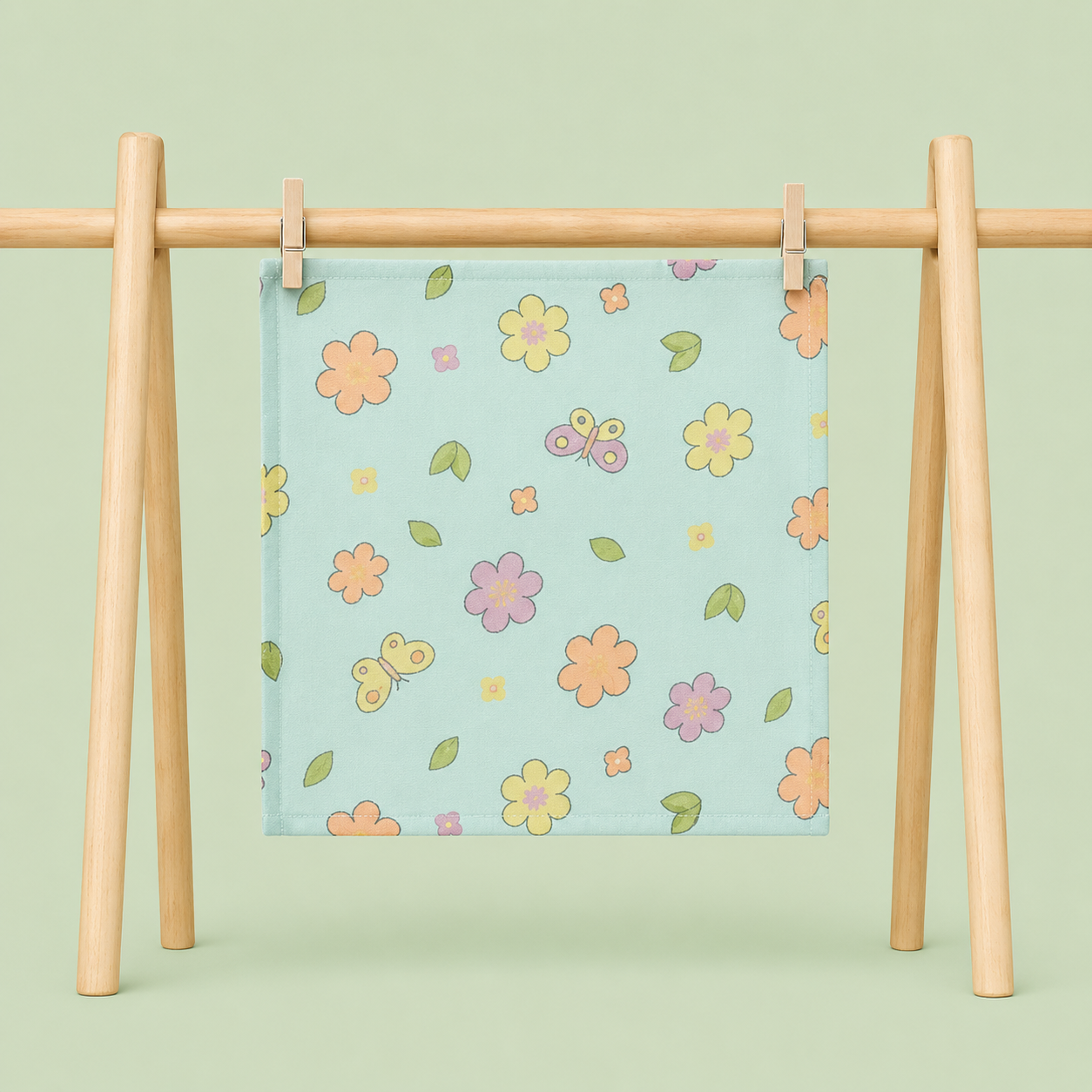 Muslin Wipes | Flower print