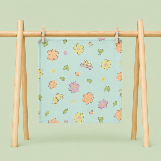 Muslin Wipes | Flower print