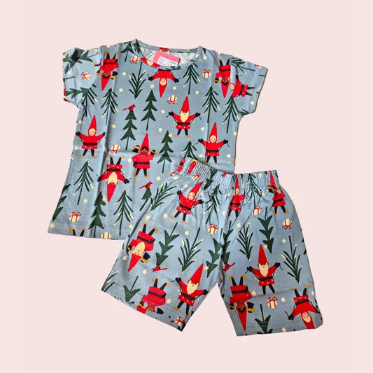 Girls Shorts Set | Christmas theme