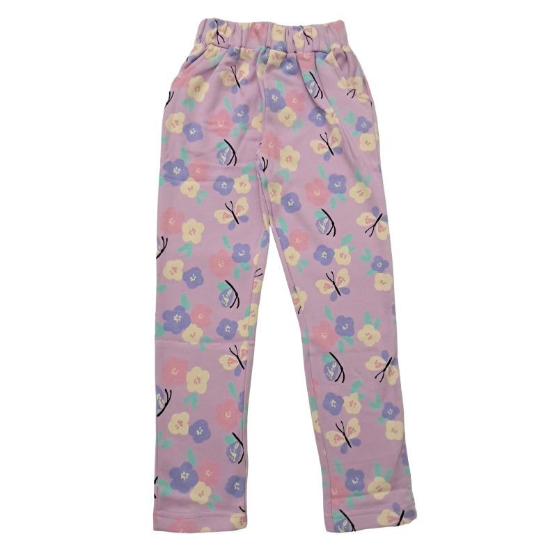 Girls Pants | Jeggings | Pink Purple Butterfly Print
