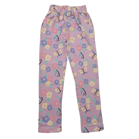 Girls Pants | Jeggings | Pink Purple Butterfly Print