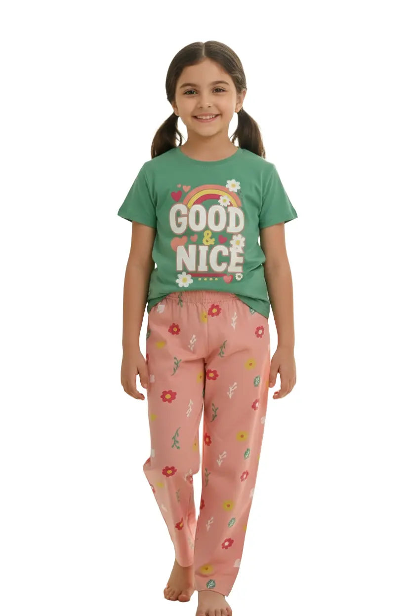 Girls Premium Pant Set | Good nice print