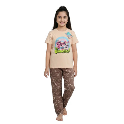 Girls Pant Set | you are mu sunshine