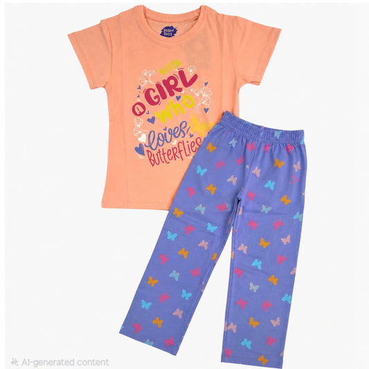 Girls Premium Pant Set | Girl who loves