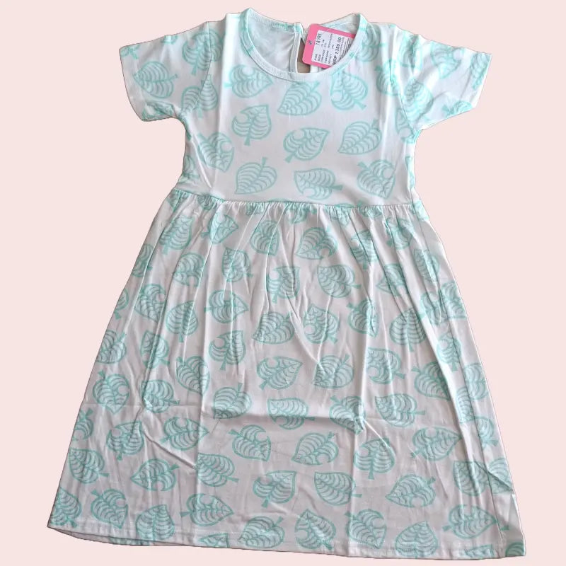 Cotton Frocks  | Leaf prints