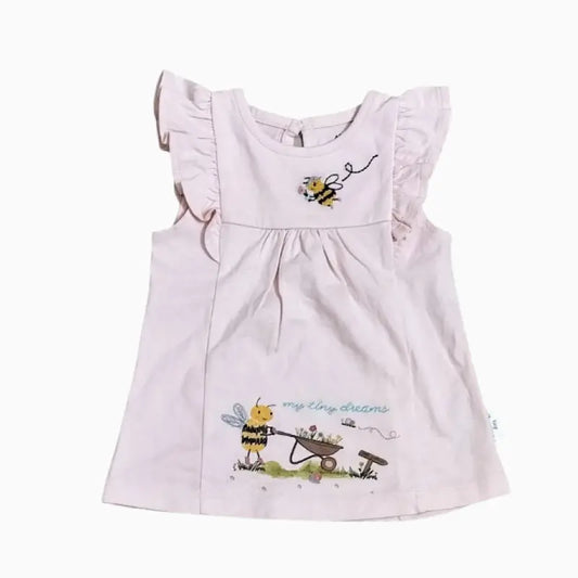 Baby Frock |  Girl baby frock | Honeybee print