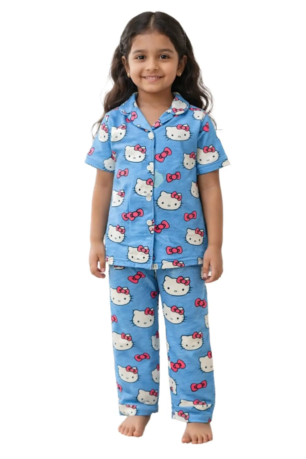 Kids Night Pant Set |  Hello kitty print