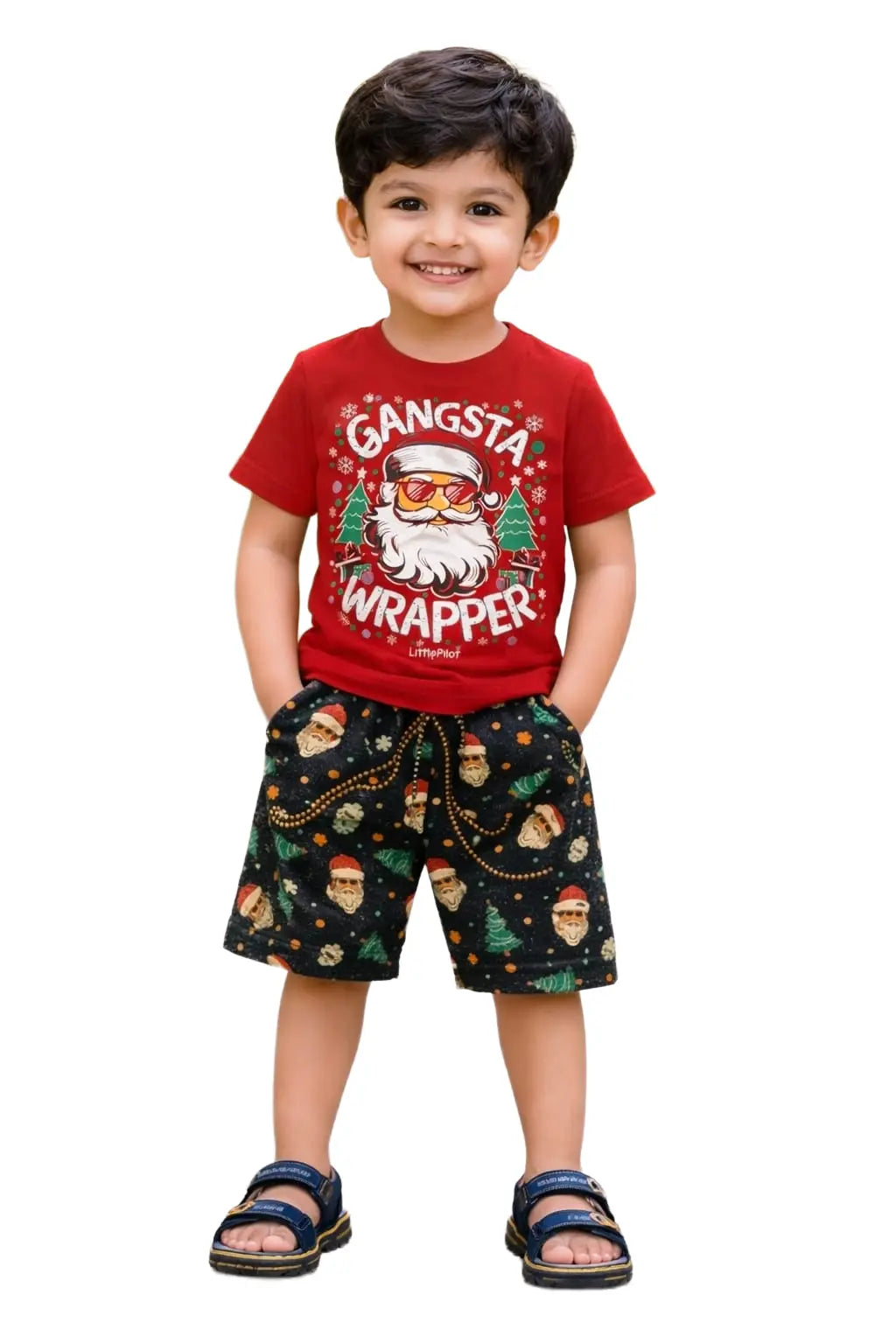 T-shirt with Shorts sets| BSET | Gangsta print
