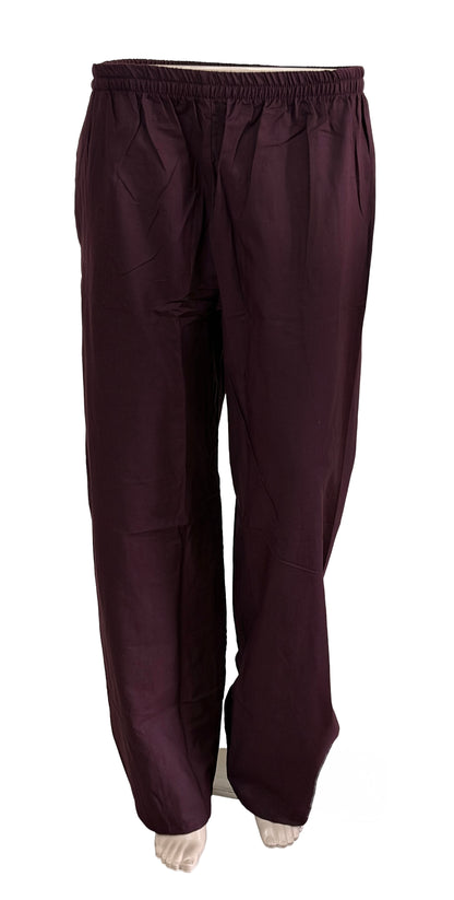 Women kurti with pant and dupatta | Wine V neck sets | Dabuset