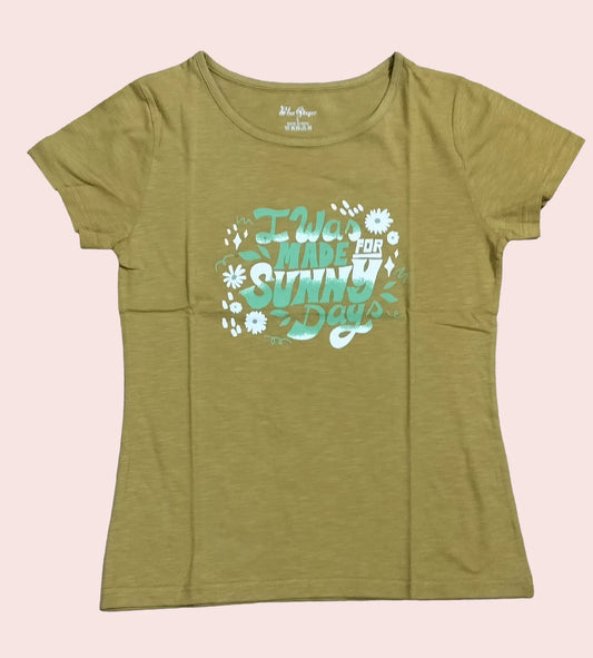 Women T-Shirt | I was made for sunny day