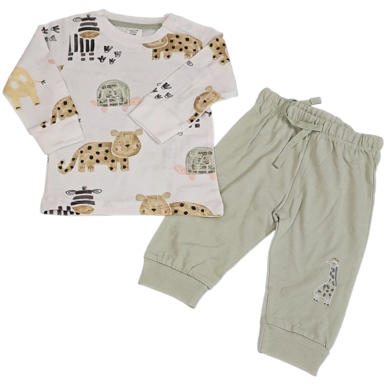 Baby Pant Set | Pista Green 3 piece combo set | Full Sleeve Combo Set