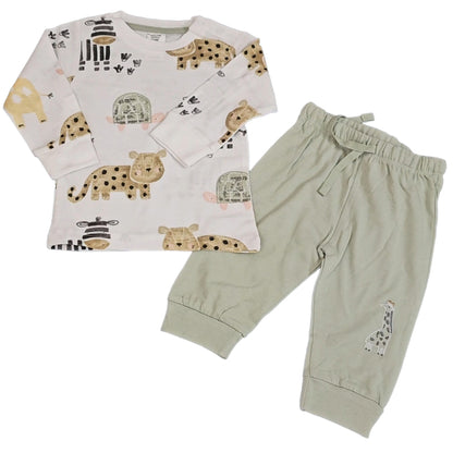 Baby Pant Set | Pista Green 3 piece combo set | Full Sleeve Combo Set