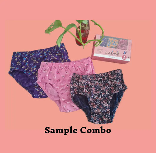 Girls Panties | Jr LadyO Brand | Panty type| JRFLORA