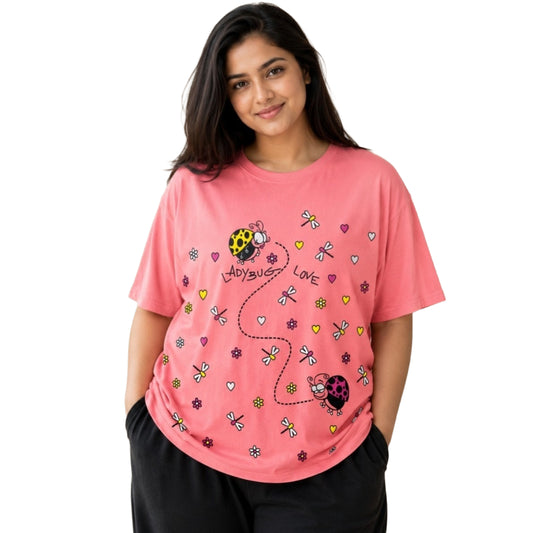 Women T-Shirt | Ladybug Love