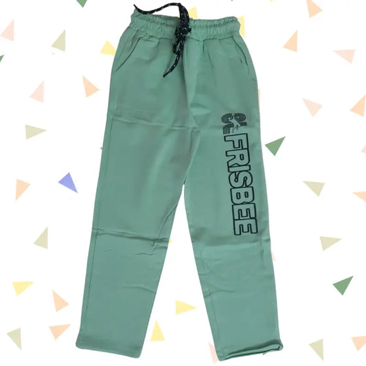 Track Pants with rope | Light pista green Frisbee