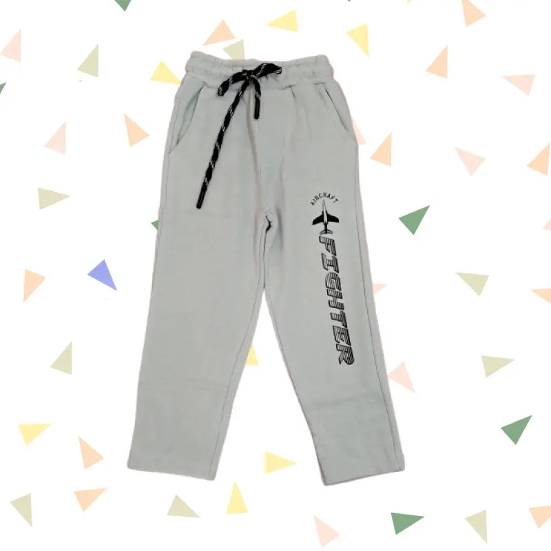 Track Pants with rope | Grey fighter