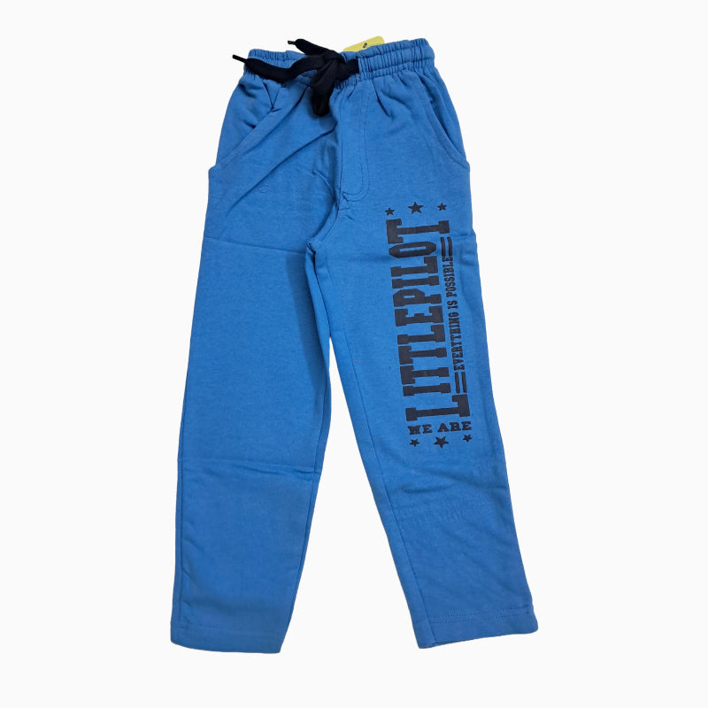 Track Pants with rope | Light blue little pilot