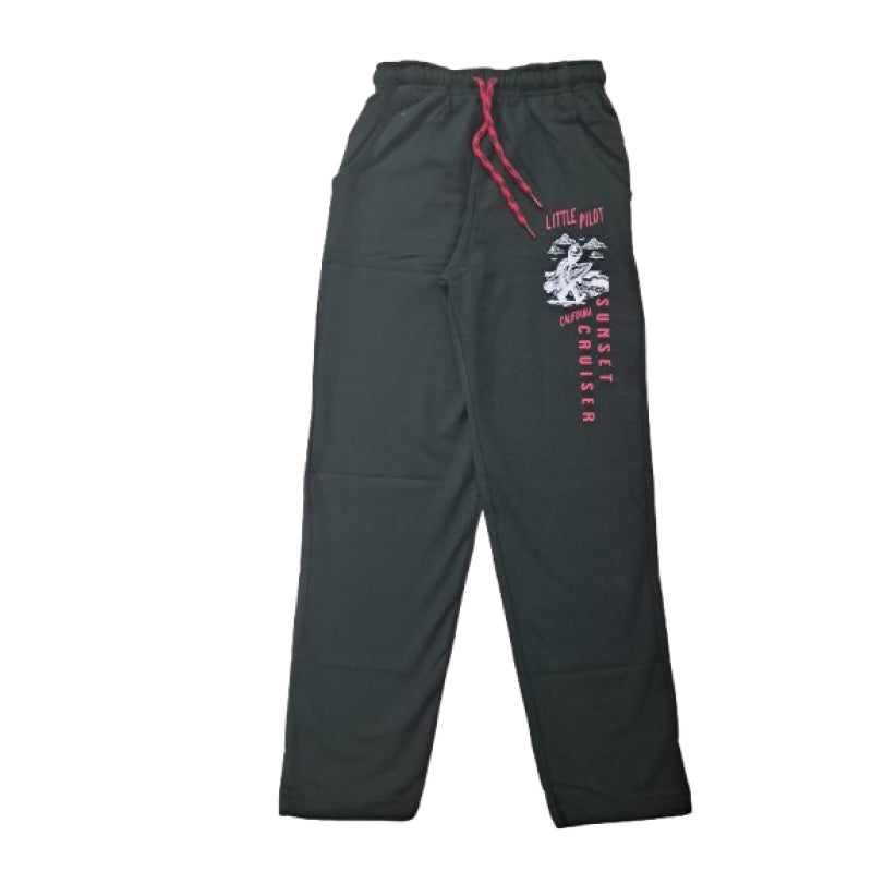 Track Pants with rope | Little Pilot in Red