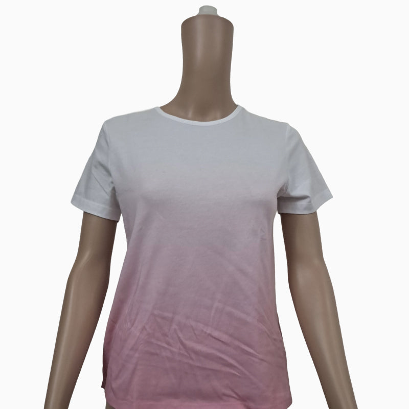 Girls Premium T-shirt | Tie dyed pink and white
