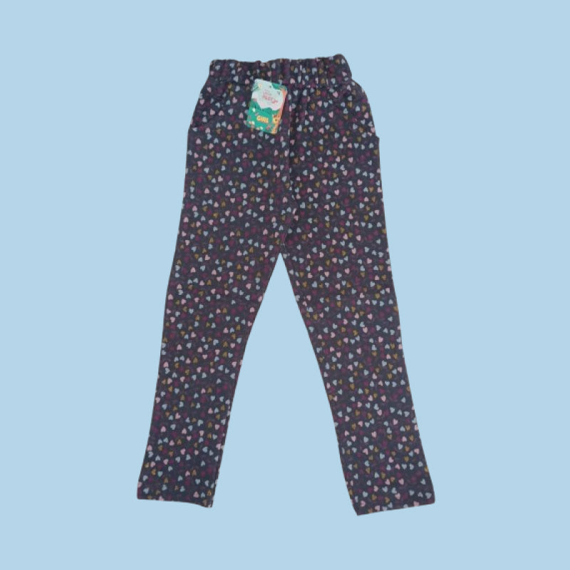 Girls Pants | Multicolor hearts
