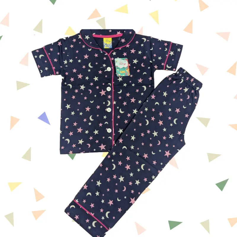 Kids Night Pant Set | Night theme