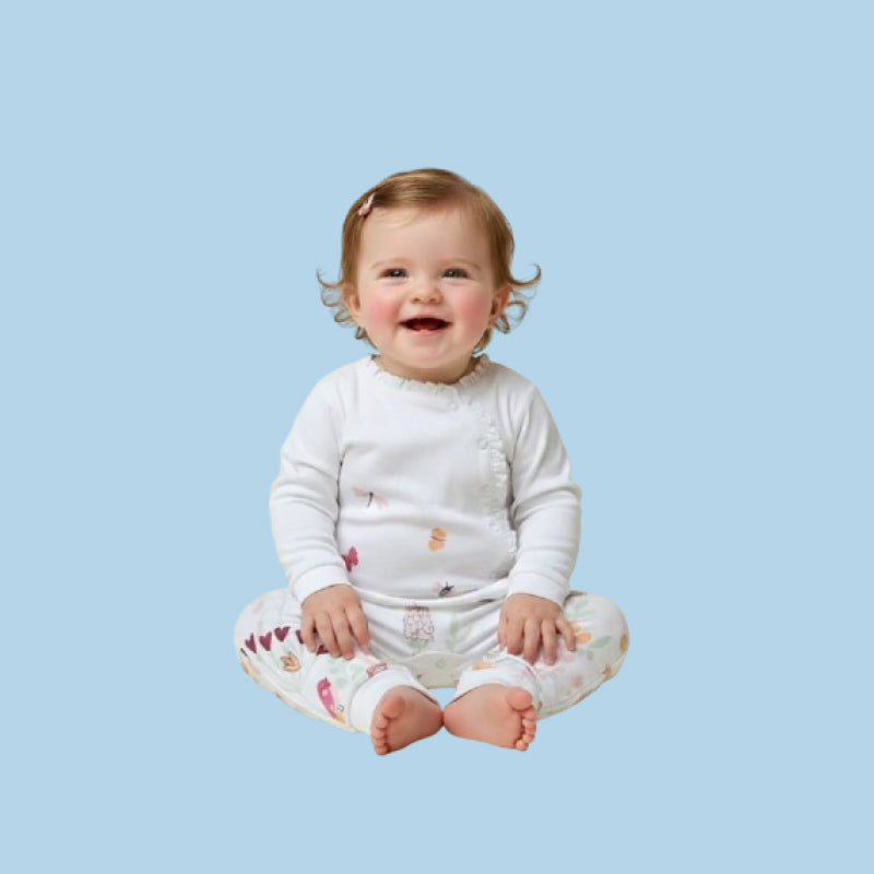 Baby Romper | White with insects