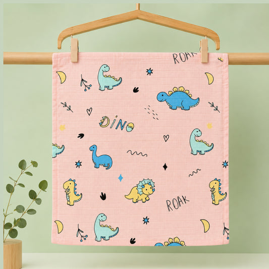 Muslin Wipes | Dino print