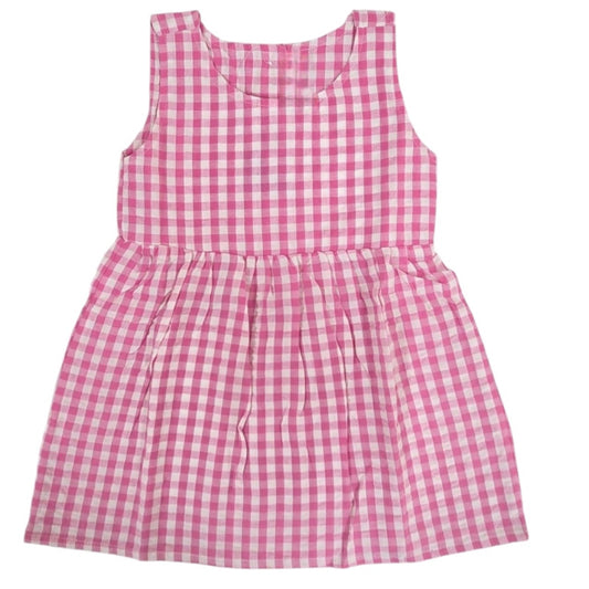 Infant Frocks for girls | Pink Checks