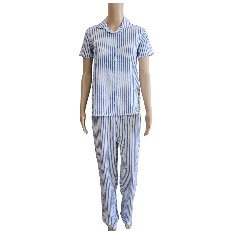 Women Collared Co-ord  shirt Pant set | Bluelines in white
