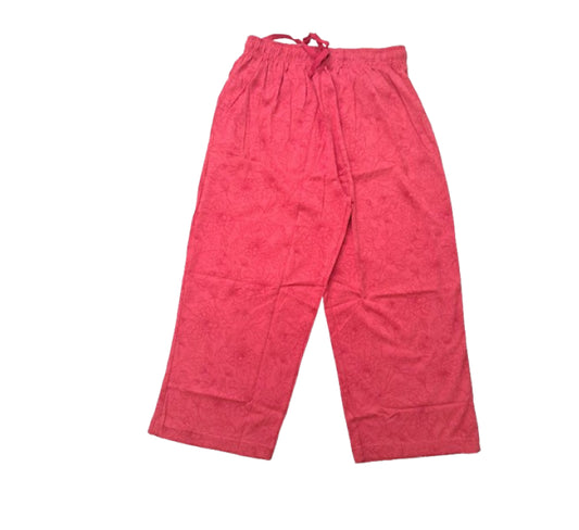 Women Capri Pant | Red Strich print |