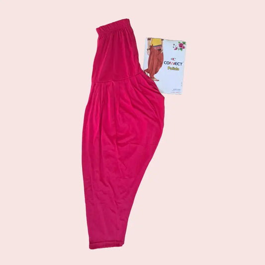 Women Semi Patiyala pants |Pink