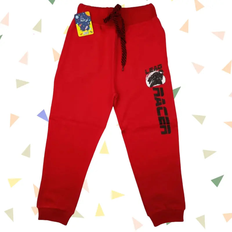 Boys Jogger pants| Red racer