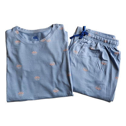 Women Co-ord Tshirt Pant set |Sandal dots