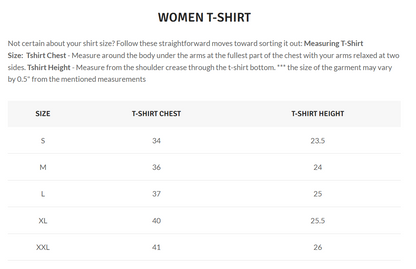 Women T-Shirt | Created print