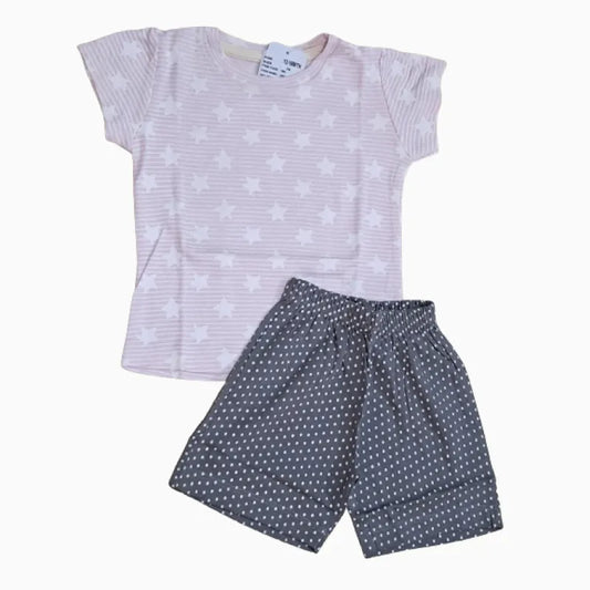 Girls Shorts Set - Star Stripes