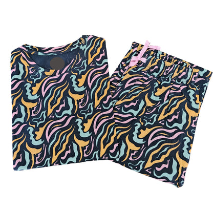 Women Co-ord Tshirt Pant set |Trippy