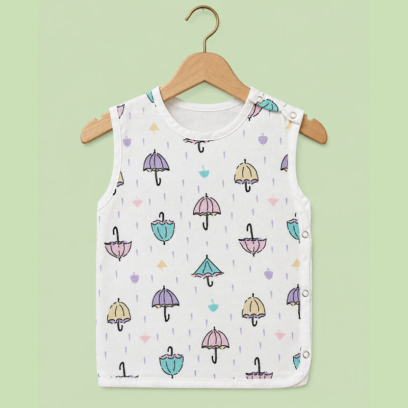 Premium Muslin Side-Snap Book Jabla | Umbrella