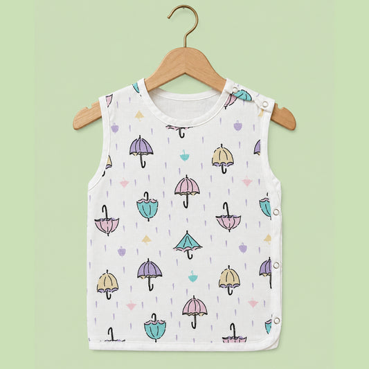 Premium Muslin Side-Snap Book Jabla | Umbrella
