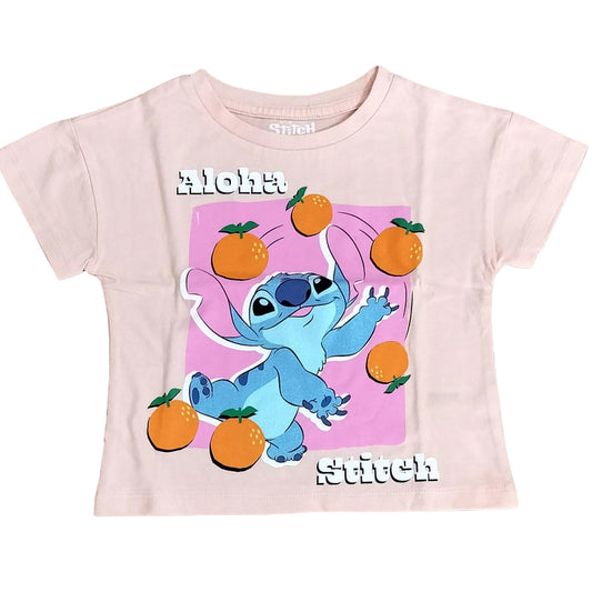 Girls Premium Half sleeve T-shirt | Aloha Stitch
