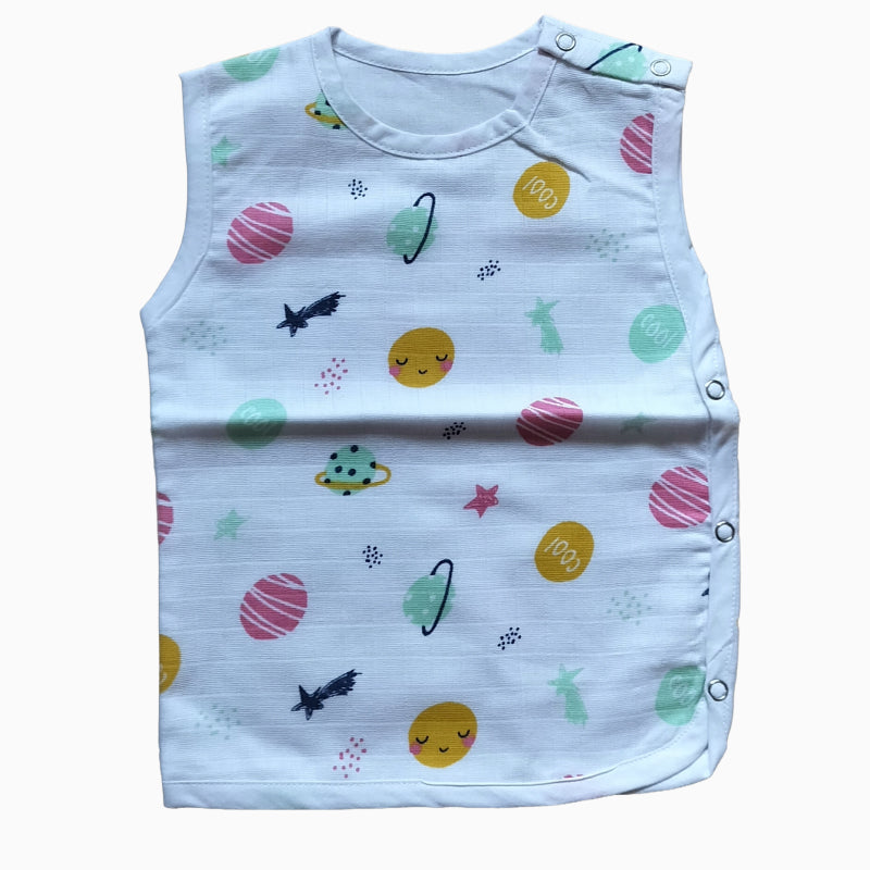 Premium Muslin Side-Snap Book Jabla | Balls print