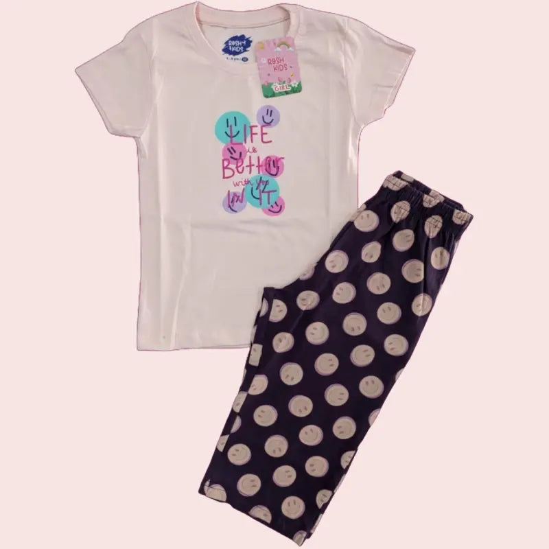 Girls Capri Set| Life is better with you