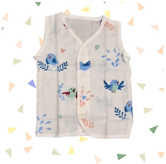 Baby Muslin T-Shirt | Birds print