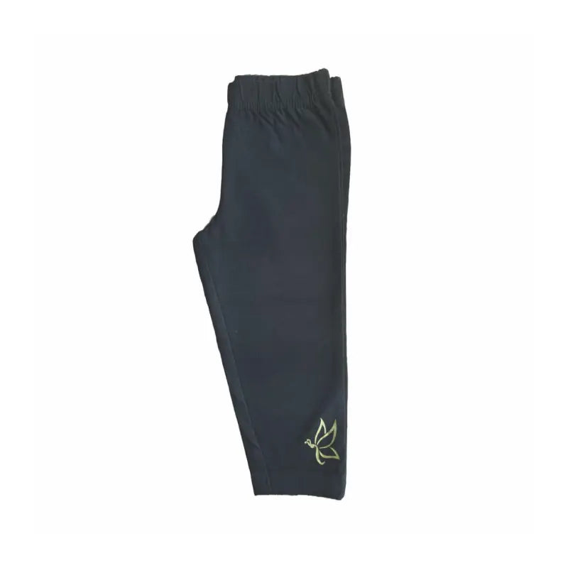 Girls plain capri Pants | Black color