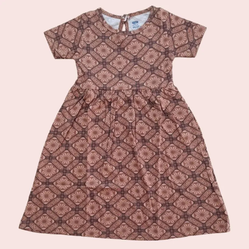 Cotton Frocks | Brown checked