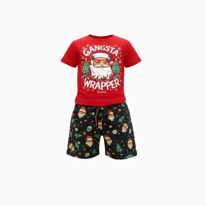 T-shirt with Shorts sets| BSET | Gangsta print
