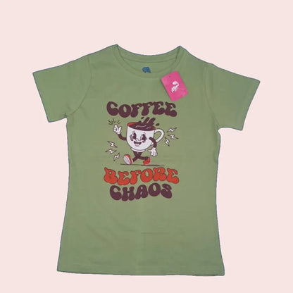 Women T-Shirt | Coffee print