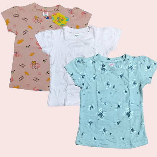 Girls T-Shirt |Pack of 3 | Combo G5