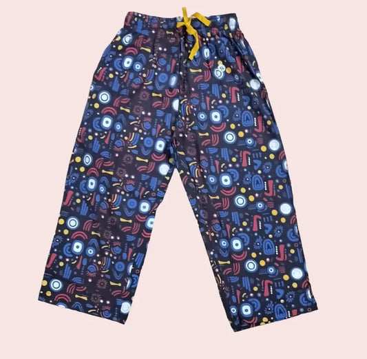 Women Capri Pant | Circle and stripes print